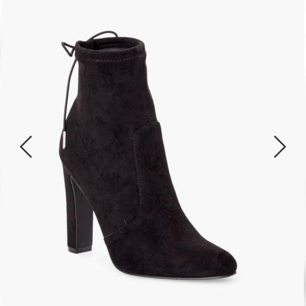JustFab Black Ankle Bootie